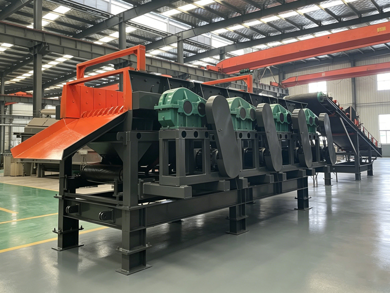 multi-stage linkage roller screen