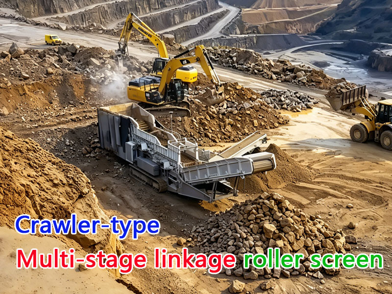 Crawler-type Multi-linked Roller Screen