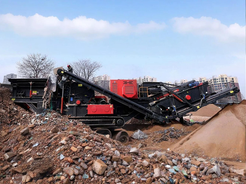 Crawler-type Construction Waste Crushing Station