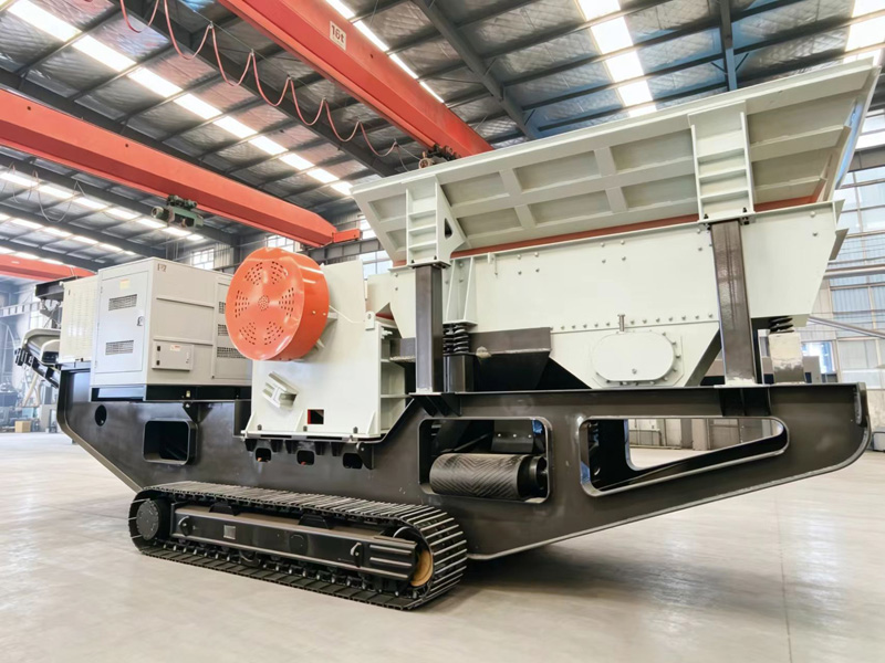Crawler Mobile Crushing Plant Factory Display