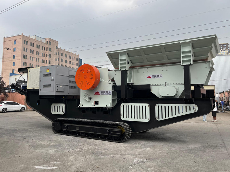 Crawler Mobile Jaw Construction Waste Crushing Station