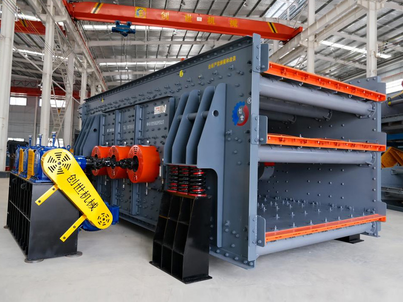 Triple Shaft Elliptical Horizontal Vibrating Screen