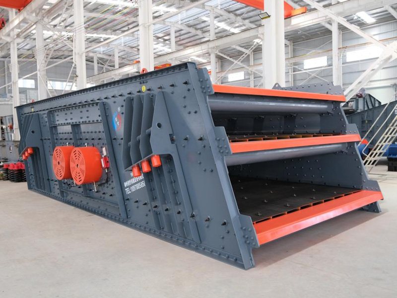 Double-shaft vibrating screen